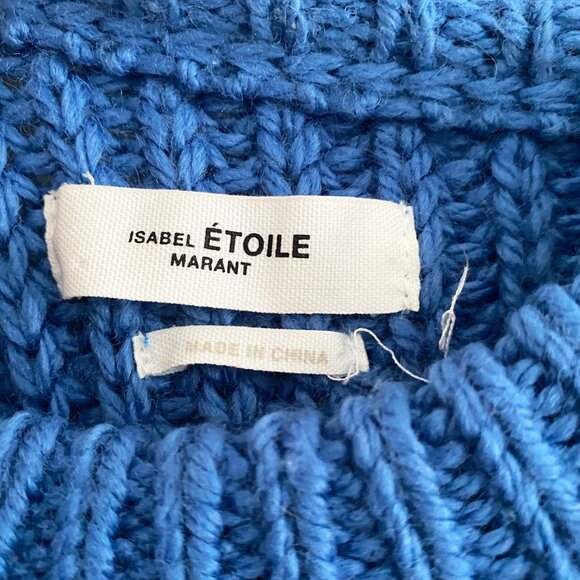 Isabel Marant Etoile "Pleane" Sweater in Blue, size 38. Fits like a size small - Picture 7 of 9